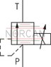 technical illustration-R901443821-Size 6, P → T, P → Y, electrical with external amplifier, 24 V DC