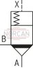 technical illustration-R901062878-Functional product design Modular set-up:&bull; Cartridge valve with various options&bull; Control cover in various variants for realization of selected functions&bull; Electric monitoring of the spool position Power and flow-optimized design:&bull; High flows&bull; Low pressure drops&bull; High switching velocities&bull; Low leakage oil flowsRobust design:&bull; High reliability&bull; Long life cycle Other features:&bull; Small installation size, low weight&bull; Easy to service