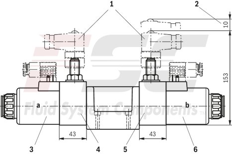 technical illustration-R901433797-Size 10, symbol C, electrical with solenoid, 110 V DC