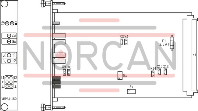 technical illustration-R901057058-Proportional amplifier VT-VRPA1-150-1X/V0/0