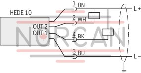 technical illustration-R901433087-Electronic pressure switch with display, 2 switching outputs, pressure range 0 &hellip; 250 bar, connector 4-pole M12x1 A-coded, throttle element