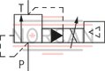 technical illustration-R901323940-Size 6, P &rarr; T, electrical with integrated electronics, 24 V DC