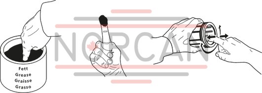 technical illustration-R067024040-Super LB A, closed, 40, with two seals