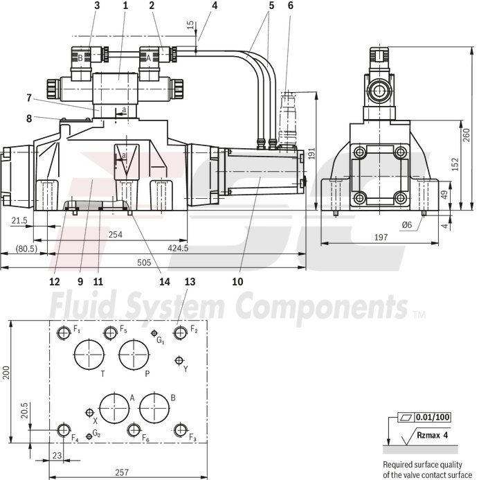 technical illustration-R901039097-Size 27, symbol E, electrical with integrated electronics, 24 V DC