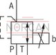 technical illustration-R961005266-Direct operated proportional valve for controlling the pressure and direction of a flow Actuation by proportional solenoid with central thread and detachable coil For subplate mounting: Porting pattern according to ISO 4401 Manual override, optional Spring-centered control spool Type 3DREPE with integrated electronics (OBE) Type 3DREP with external electronics