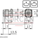 technical illustration-3842526564-Cable bracket, N10