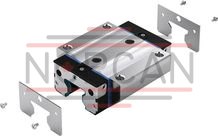 technical illustration-R18515232X-Roller runner block, FNS, size 55, steel CS, accuracy high, average preload