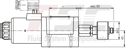 technical illustration-R901433797-Size 10, symbol C, electrical with solenoid, 110 V DC