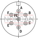 technical illustration-R901436213-Size 25, A &rarr; B, B &rarr; A, integrated electronics, 24 V DC