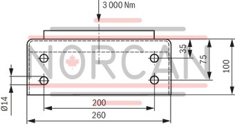 technical illustration-R901435684-Bladder-type accumulator size 10 liters, 330 bar for industrial applications at standard temperatures