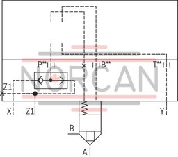technical illustration-R978024903-2 area ratios 4 different springs 6 different cracking pressures
