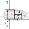 technical illustration-R901198613-Size 6, P → T, electrical with integrated electronics, 24 V DC