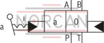technical illustration-R901332492-Size 25, symbol W, with manual actuation