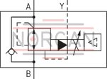 technical illustration-R901352461-Size 30, B &rarr; A, electrical with integrated electronics, 24 VDC