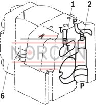 technical illustration-R901106977-Reliable - proven and robust design Safe<br>
- Automatic pressure compensation in the control chambers of the main stage by the pilot controlvalve<br>
- Control spool of the main stage in the springcentered central position and/or in the offset position<br>
- Optionally with spool position monitoring Flexible - suitable for position, velocity and pressure control Precise - high response sensitivity and little hysteresis