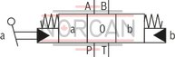technical illustration-R901332492-Size 25, symbol W, with manual actuation
