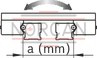 technical illustration-R190313210-The cam roller single bearing is characterized by the following product features: Format SKS, size 32, aluminum, accuracy economic, load class FN