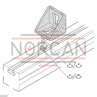 technical illustration-3842523561-Bracket 45x45 set (standard)