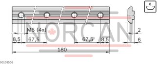 technical illustration-3842528746-Profile connector 180 slot 10