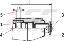 technical illustration-R978913649-Size 22, symbol E, electrical with solenoid, 110-120 V AC