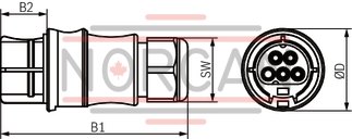 technical illustration-R901500009-Small hydraulic power unit for up to 1.5 kW with variable-speed drive
