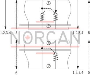 technical illustration-R900407394-Size 10, A1 → A2, B1 → B2, mechanically actuated