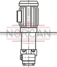 technical illustration-R900580382-Variable displacement pump, size 20 cm&sup3;, pressure 160 bar for industrial applications, open circuit