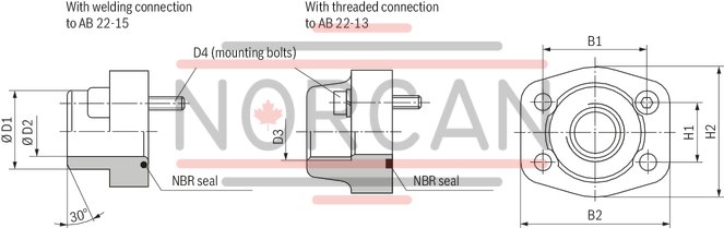 technical illustration-R900932141-Fixed displacement Low operating noise Low flow pulsation High efficiency also at low speed and viscosity due to sealing gap compensation Suitable for broad viscosity and speed ranges All frame sizes and sizes can be arbitrarily combined Can be combined with internal gear pumps, radial piston pumps and external gear pumps