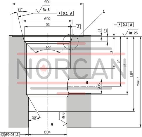 technical illustration-R900905886-2-way flow control valve
