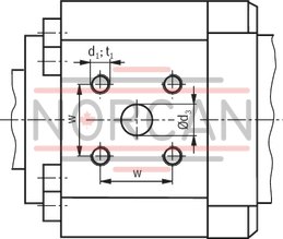 technical illustration-R900999011-Nominal pressure 250 bar, piston &Oslash; 40 ... 320 mm, piston rod &Oslash; 22 ... 220 mm, stroke length up to 6000 mm