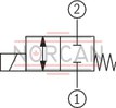 technical illustration-R901069975-Pilot control valve Mounting cavity&nbsp;R/T-8A Direct-controlled directional slide valve with solenoid actuation Flow possible in both directions Positive overlap prevents switching shocks Wet-pin DC solenoids Solenoid coil can be rotated With concealed manual override