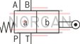 technical illustration-R900479282-4/3-, 4/2- or 3/2-way version Porting pattern according to DIN&nbsp;24340 form A (without locating hole) Porting pattern according to ISO&nbsp;4401-03-02-0-05 (with locating hole) Type of actuation: Roller plunger Inductive position switch and proximity sensors (contactless)
