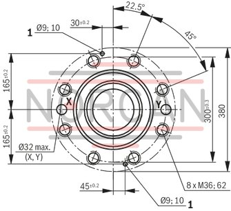 technical illustration-R900733105-High-response valve in block installation design Control by directional servo valve Position sensing of the control spool via an inductive position transducer 2-way control element in seat design External or integrated control electronics, according to device type Closed-loop control or open-loop control of large flows:<br>
Forging manipulators<br>
Pressing cylinders<br>
Die casting machines