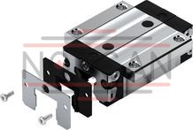 technical illustration-R165111420-Ball runner block, FNS, size 15, steel CS, accuracy standard, low preload, without ball chain