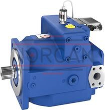 technical illustration-R910974769-Robust pump with very long service life Low operating noise Short control response times Excellent suction characteristics Through drive for mounting of further pumps up to same nominal size Swashplate design