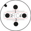 technical illustration-R901025495-Size 6, P2 &rarr; P1, electrical with external electronics, 24 V DC