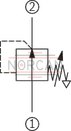 technical illustration-R901082849-2-way pressure reducing valve, direct operated