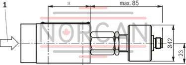 technical illustration-R900052521-Size 6, symbol C, hydraulically actuated