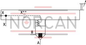 technical illustration-R900912728-Size 32, symbol H2, hydraulically actuated