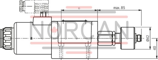 technical illustration-R901433797-Size 10, symbol C, electrical with solenoid, 110 V DC