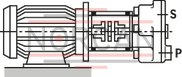 technical illustration-R900490630-Radial piston pump, size 1.0 ccm, pressure 450 bar for industrial applications, open circuit