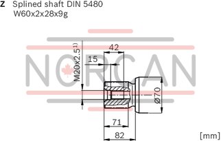 technical illustration-R902155652-Space-saving construction due to recessed mounting flange Easy to install, simply slide into the mechanical gearbox High power density Very high total efficiency High starting efficiency Optional with integrated pressure relief valve Optional with mounted addifitonal valve: counterbalance valve (BVD/BVE), flushing and boost-pressure valve Bent-axis design