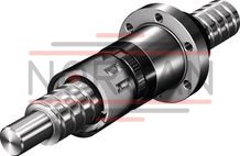 technical illustration-R151221013-Single nut with flange FEM-E-S, size 25 x 5R x 3 - 4