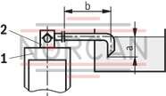 technical illustration-R901066620-Size 63, A &rarr; B, hydraulically actuated