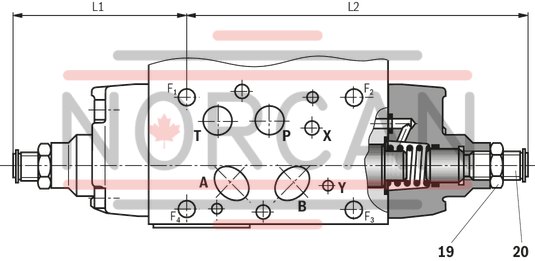 technical illustration-R901257353-Size 16, symbol E63, with solenoid actuation, 96 VDC