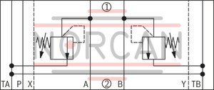technical illustration-R901438992-Size 10, symbol B - T, with manual actuation