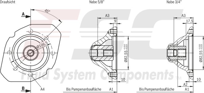 technical illustration-R987097394-Pump A10VSO BR31 with external analog electronics