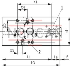 technical illustration-R900999011-Nominal pressure 250 bar, piston &Oslash; 40 ... 320 mm, piston rod &Oslash; 22 ... 220 mm, stroke length up to 6000 mm