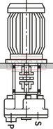 technical illustration-R900490630-Radial piston pump, size 1.0 ccm, pressure 450 bar for industrial applications, open circuit
