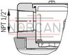 technical illustration-R901278768-Size 10, symbol G, solenoid-actuated, 24 V DC